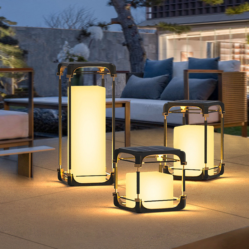 Solar Garden Light - Lámpara de Pie Luminosa para Patio,