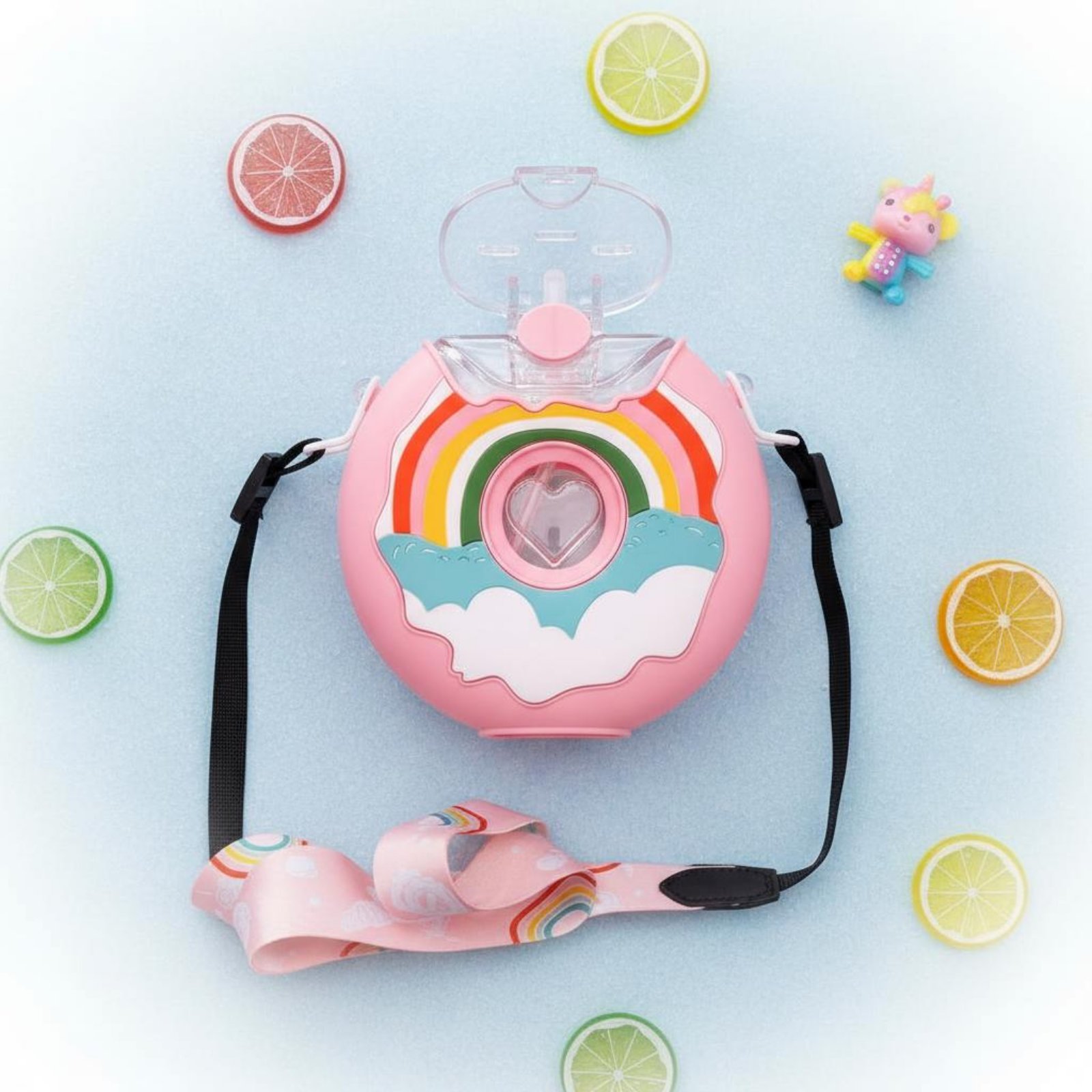 Reusable Straw - Botella de Agua con Forma de