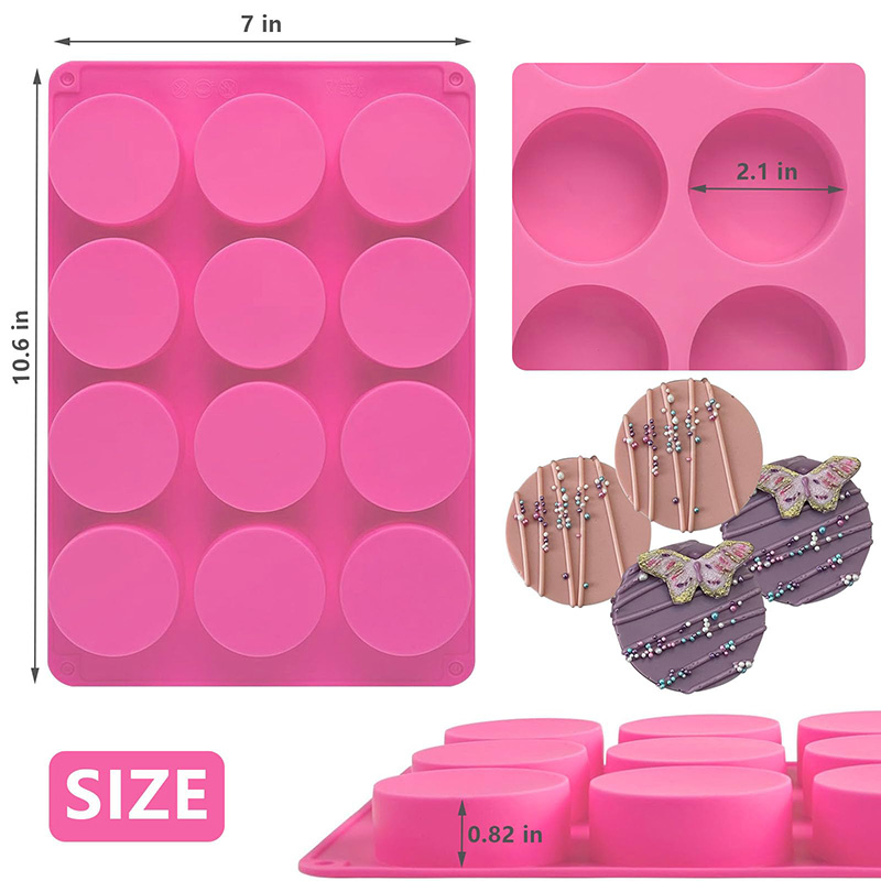 Moldes Redondos de Silicona de - Eco Soap reseña y precio