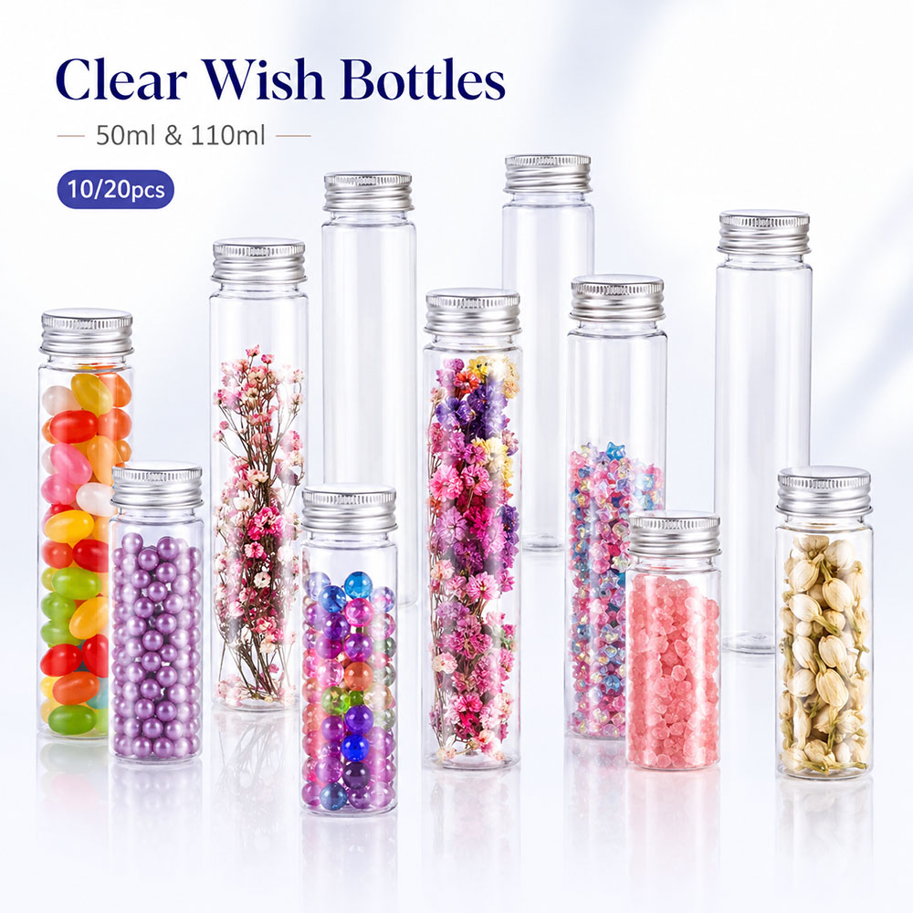 20 piezas de tubos planos tran - Reusable Bottle reseña y precio