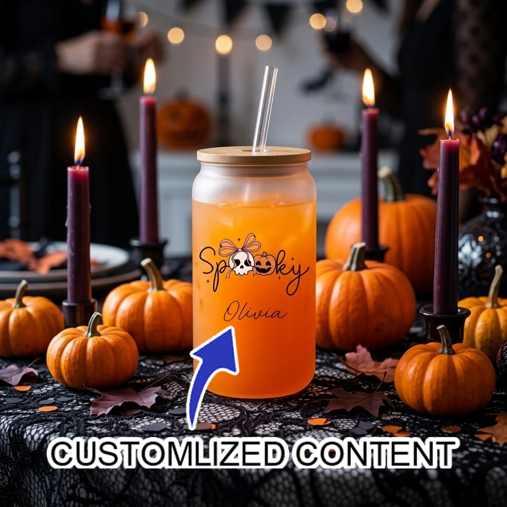 Vaso de Vidrio Personalizado c - Reusable Straw reseña y precio