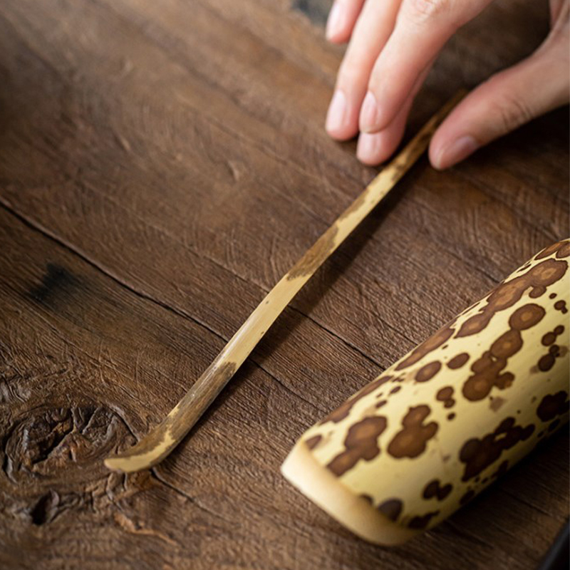 Juego de té de madera hecho a  - Bamboo Cutlery reseña y precio