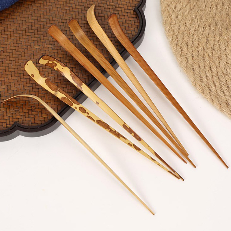 Juego de té de madera hecho a  - Bamboo Cutlery reseña y precio