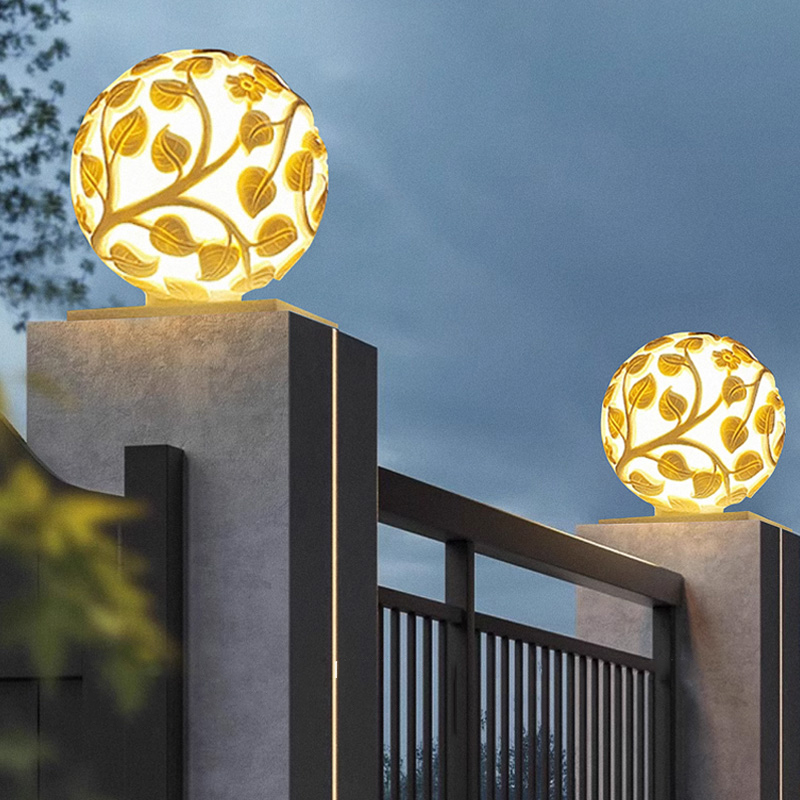 Luces de columna para exterior - Solar Garden Light reseña y precio
