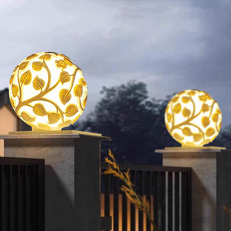 Luces de columna para exterior - Solar Garden Light reseña y precio
