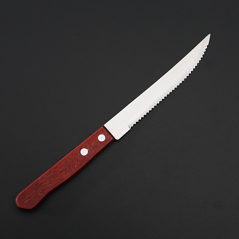 Cuchillo para carne de acero i - Bamboo Cutlery reseña y precio