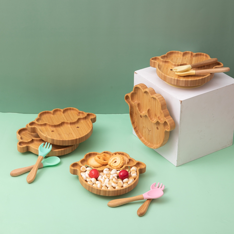 Vajilla de 4 piezas para niños - Bamboo Cutlery reseña y precio