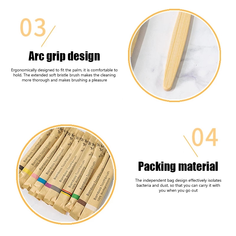 Cepillos de dientes de bambú 1 - Bamboo Toothbrush reseña y precio