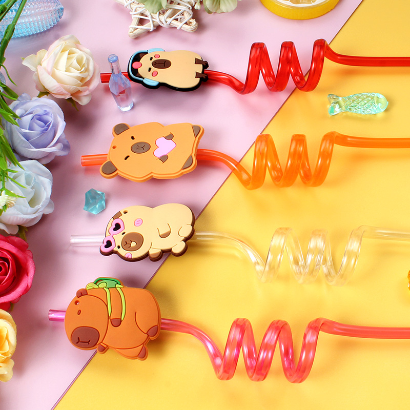 12 pajitas en espiral reutiliz - Reusable Straw reseña y precio