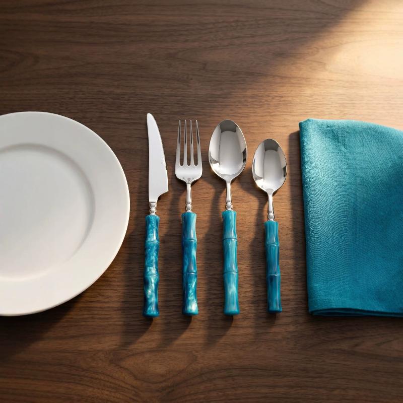 Cuchillo, tenedor y cuchara de - Bamboo Cutlery reseña y precio