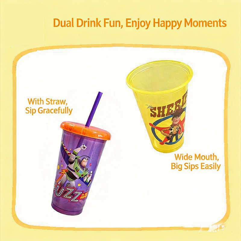 Vasos de Plástico de Toy Story - Reusable Straw reseña y precio