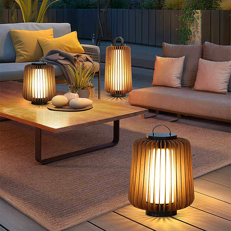 Lámpara de pie luminosa para p - Solar Garden Light reseña y precio